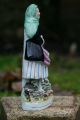Mid 19th C.  Staffordshire Of Female Figurine With Basket Of Fish C1860 Figurines photo 7