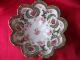 Antique French Sevres - Style Gilt Floral Porcelain Footed Bowl Euc Bowls photo 6