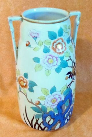 Antique Morimura Noritake Nippon Vase Hand Painted 11 