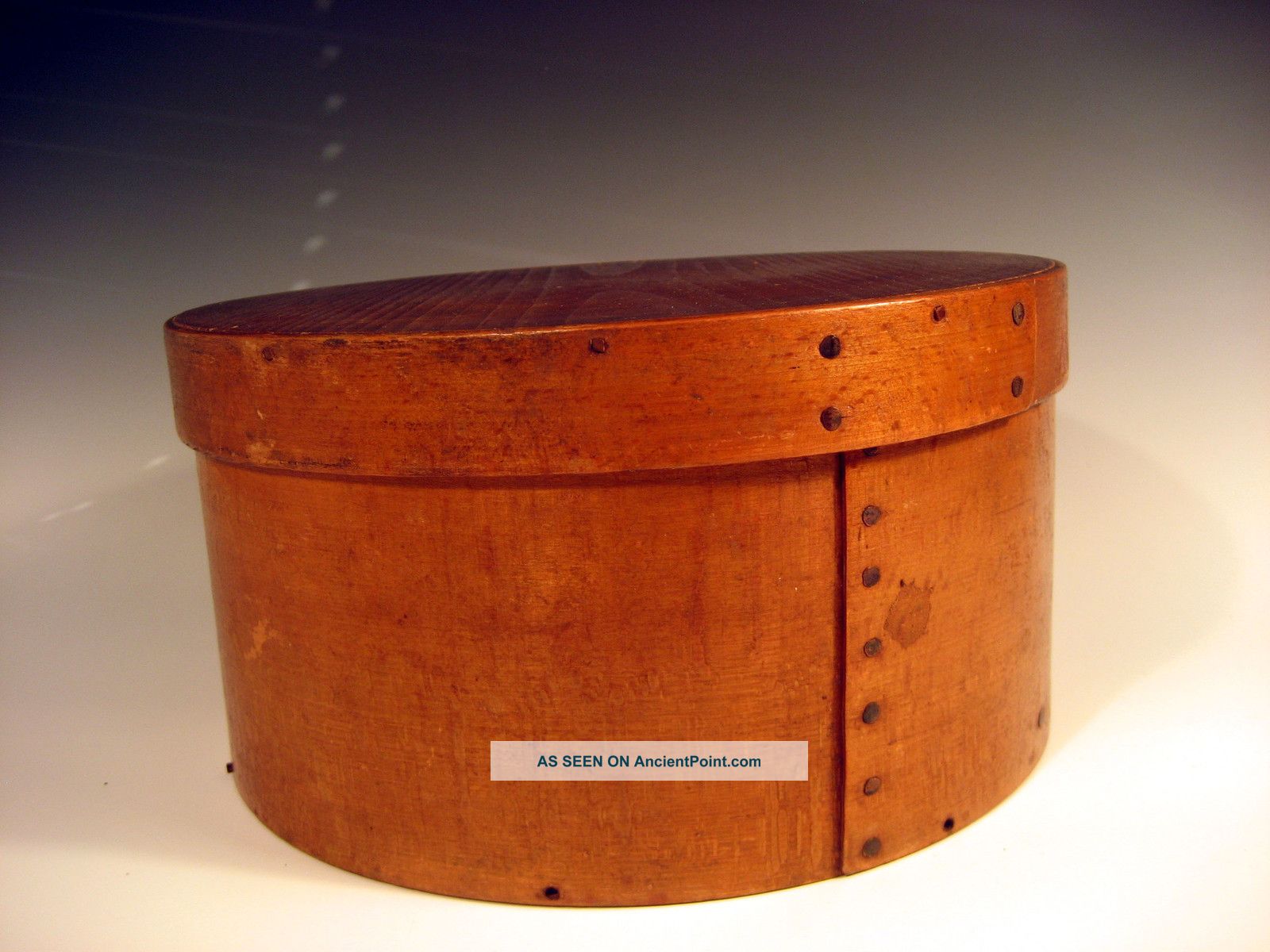 Fine Massachusetts Shaker Round Wood Box Ca 1860 ' S Dr.  Floyd W.  Carneal Coll.  2 Boxes photo