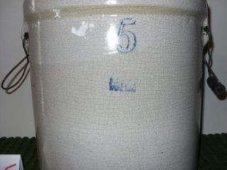Antique Crock 5 Gallon Natural (25) photo
