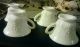 Vintage Set Of 4 Colony Milk Glass Tea/punch Cups W/grape & Leaf Design Dishes photo 2