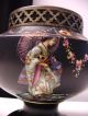 Splendid Antique Hand Painted Earthenware Rose Bowl,  Japanese Lady,  England Bowls photo 1