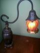 Duffner Kimberly Bronze Art Nouveau Glass Lamp Quezal Steuben Tiffany Studios Lamps photo 1
