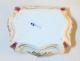 Hand Painted Porcelain Box Rococo Courting Scene Blue Crossed Swords & Dot Mark Boxes photo 8