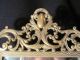 Antique Victorian Ornate Solid Brass Beveled Mirror,  17 