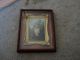Antique French Oil Painting 19 Th Early 20 Th Board.  Frame Good For Kpm Plaque Other photo 9