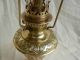 Antique French Brass Kerosene Lamp,  Art Nouveau. . . Lamps photo 2