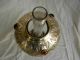 Antique French Brass Kerosene Lamp,  Art Nouveau. . . Lamps photo 5