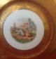 Cabinet Portrait Plate 22 Karat Gold Royal China Mother And Child Plates & Chargers photo 1