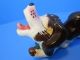 Vintage Ceramic Anthropomorphic Playful Dogs Lot Salt & Pepper Shaker Japan 1950 Salt & Pepper Shakers photo 1
