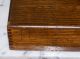Very Special Antique Handmade Box Chest Mahogany Dovetail Name Plate Silverware Boxes photo 3