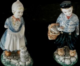 Rare Gort Bone China Hand Painted Piet 210 F And Greta 211 F By Priolo photo