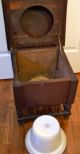Antique Wooden Chamber Pot Or Commode - Furniture - Complete - From Old Estate Chamber Pots photo 2