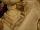 Antique Italian Carved Alabaster Parlor Table Lamp Vintage Marble Set 2 Lamps photo 1