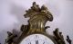 Antique French Bronze Ornate Cartel Wall Clock 19th Century Vincenti & Cie Clocks photo 2