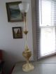 Antique Metal Cast Iron Ornate Lamp Lamps photo 2