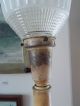Antique Metal Cast Iron Ornate Lamp Lamps photo 7