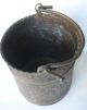 Antique Copper Embossed Engraved Pail - Bronze Brass Handle - Religious Art Bucket Metalware photo 5