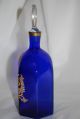 Vintage Hand Made And Painted Murano Glass Perfume Bottle,  Italy Perfume Bottles photo 2