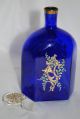 Vintage Hand Made And Painted Murano Glass Perfume Bottle,  Italy Perfume Bottles photo 5
