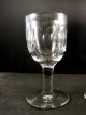 Set Of Three (3) Different 19th C Blown Wine Glasses Stemware photo 1