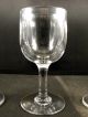Set Of Three (3) Different 19th C Blown Wine Glasses Stemware photo 4