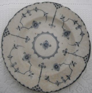 Allertons Of England Stockholm Blue Flowered Plate,  Antique And In Good Condition photo