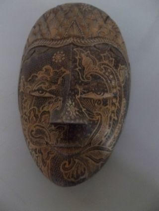 Hand Carved Wooden Mask photo