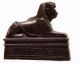 Antique Mahogany Hand Carved Sphinx Carved Figures photo 2