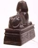 Antique Mahogany Hand Carved Sphinx Carved Figures photo 4