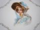 Antique Crescent China Victorian Gibson Girl Porcelain Portrait Cabinet Plate Plates & Chargers photo 1
