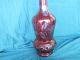 Vintage Cranberry Glass Decanter. Other photo 2