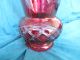 Vintage Cranberry Glass Decanter. Other photo 3