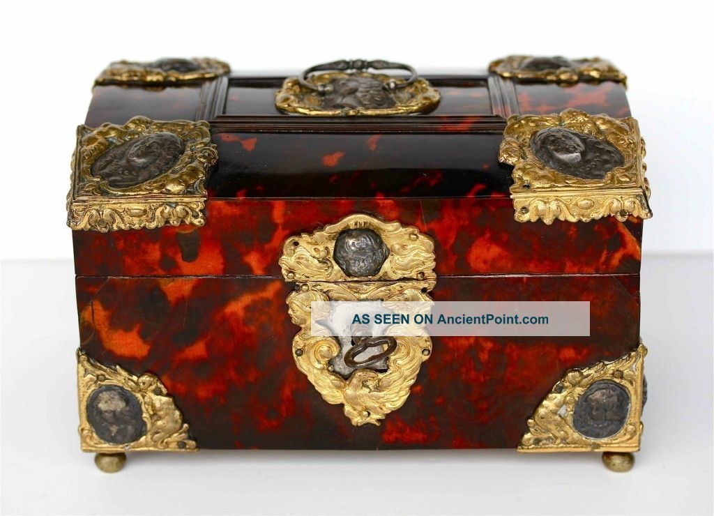 A Flemish Tortoiseshell Casket,  Antwerp,  17th.  Century Boxes photo