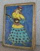 Vintage Italian Hand Painted Ceramic Tile Signed And Stamped Circa 1937 Tiles photo 2