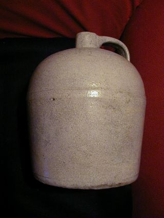 Antique Primitive Stoneware Jug photo