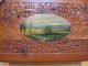 Vintage 10 X 7 X 3 Cedar Decorative Hand Carved W/ Picture Jewelry Box Boxes photo 1