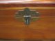 Vintage 10 X 7 X 3 Cedar Decorative Hand Carved W/ Picture Jewelry Box Boxes photo 2