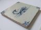 A Second Dutch Delft Tile With A Baby - Whale ++++++++++++++++ Tiles photo 2