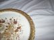 Vintage Handpainted Round Metal Toleware Tray With Music Box Toleware photo 7