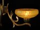 Impressive Heavy German Vintage Art Deco Ceiling Lamp,  Brass,  Fully Restored Lamps photo 7
