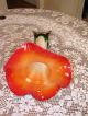 Magnificent Vintage Large Murano Or Venetian Glass Trumpet Morning Glory Vase Vases photo 4