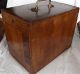 Vintage Circa Early 1900 ' S Box Jointed Oak File Box/orig.  Hdwr/14 3/4 