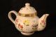Vintage Ceramic Handpainted 10kt Gold Trimmed Floral Porcelain Hinged Lid Teapot Teapots & Tea Sets photo 3