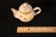 Vintage Ceramic Handpainted 10kt Gold Trimmed Floral Porcelain Hinged Lid Teapot Teapots & Tea Sets photo 5