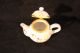 Vintage Ceramic Handpainted 10kt Gold Trimmed Floral Porcelain Hinged Lid Teapot Teapots & Tea Sets photo 7