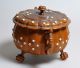 Exceptional Antique C.  1750 Norwegian Baroque Wooden Burl Pickle Or Berry Tub Pot Other photo 3