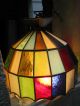 Antique Large Upscale Home Stained Glass Hanging Chadelier Ceiling Light Lamps photo 1