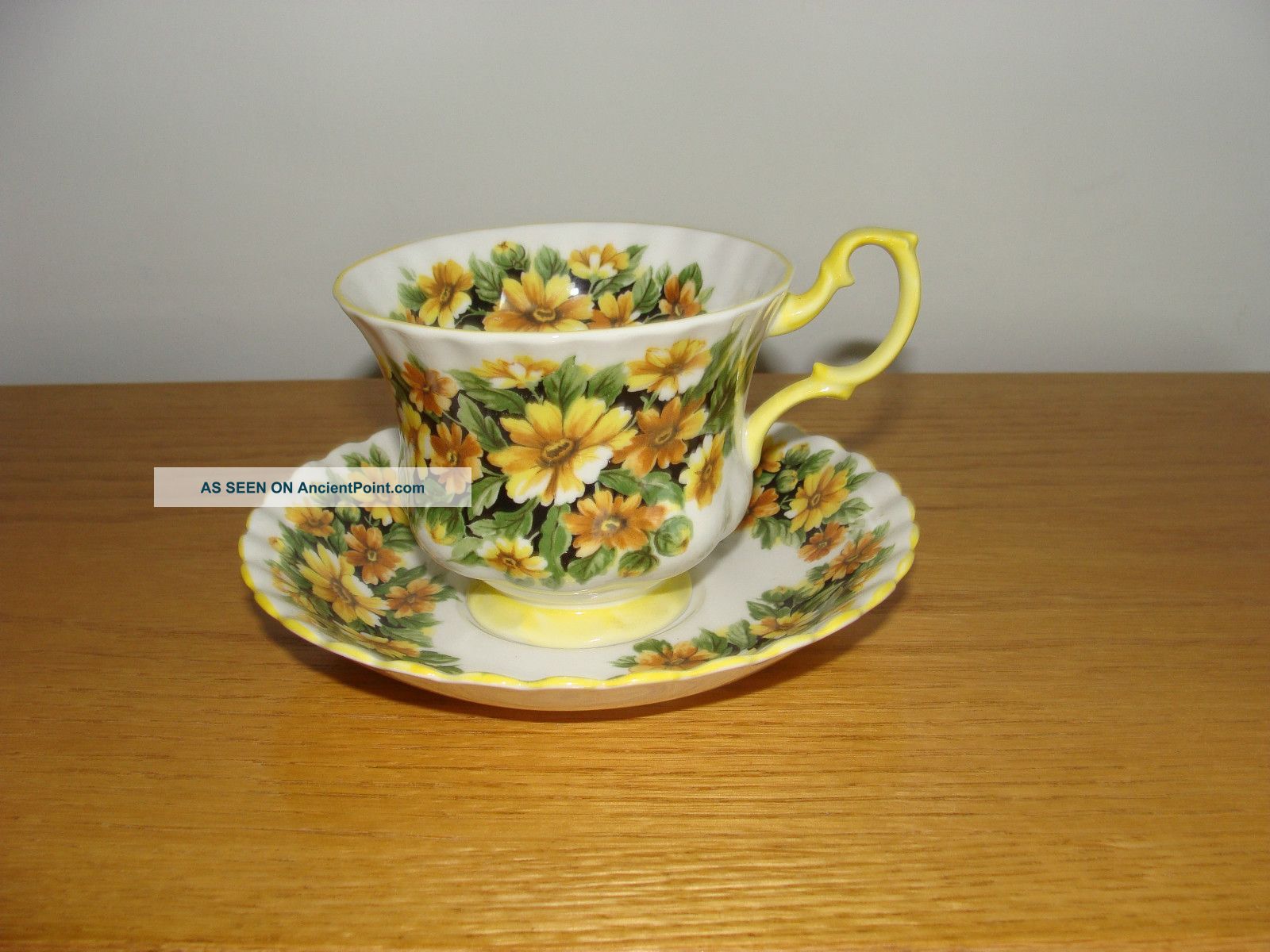 Royal Albert Marguerite Cup And Saucer From The Fragrance Series Cups & Saucers photo